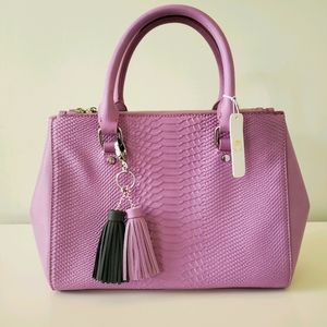 NWT Charming Charlie Lilac Handbag